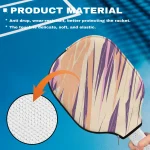 Pickleball racket cover