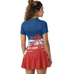 Short sleeve dress suit
