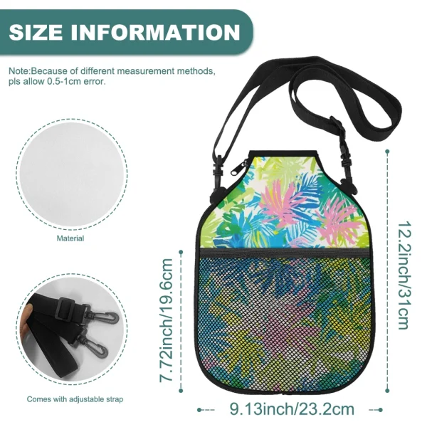 Crossbody Pickleball Racket Cover